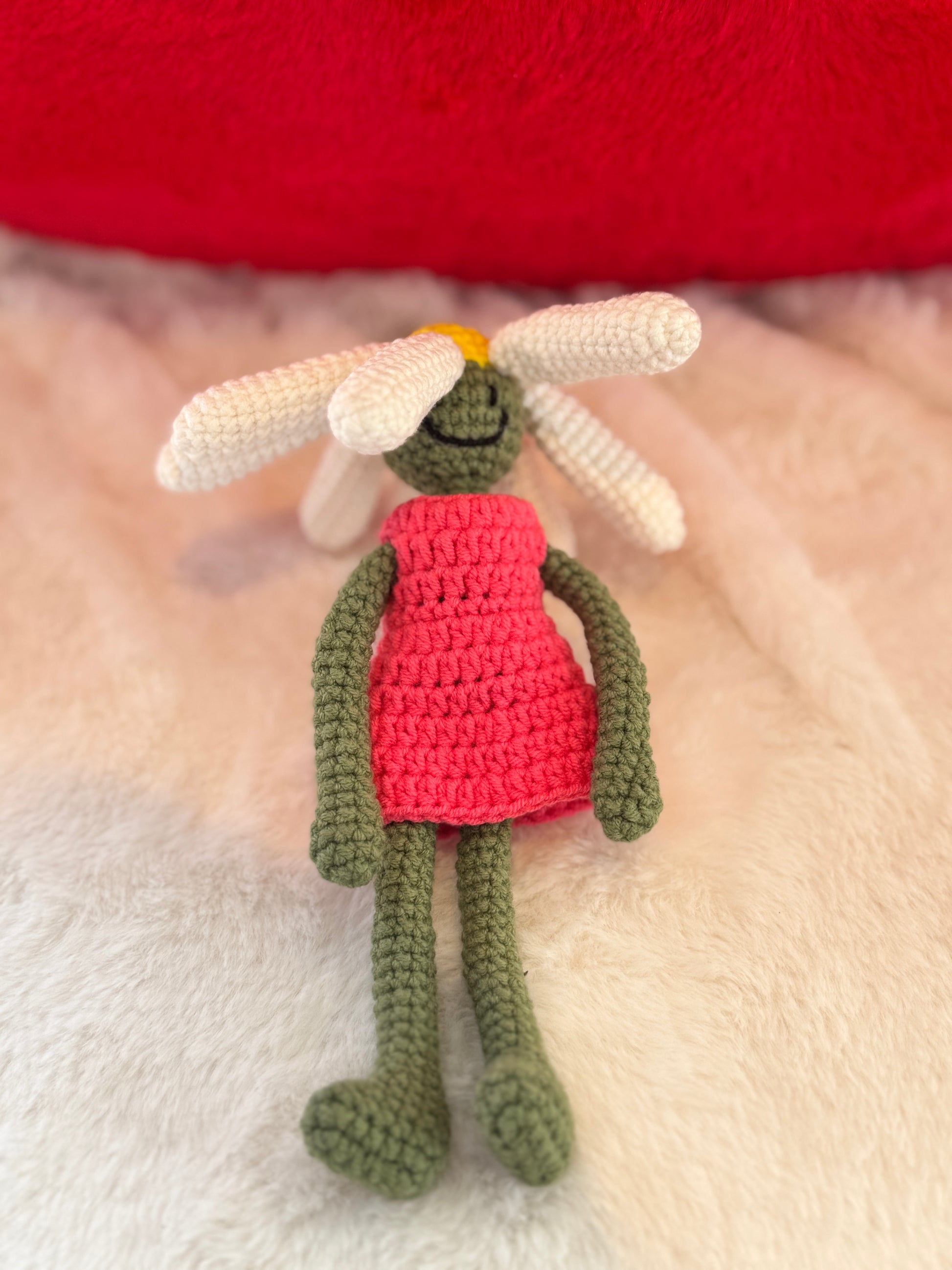 A&NE Daisy Doll Crochet Pattern – alternative color scheme example
