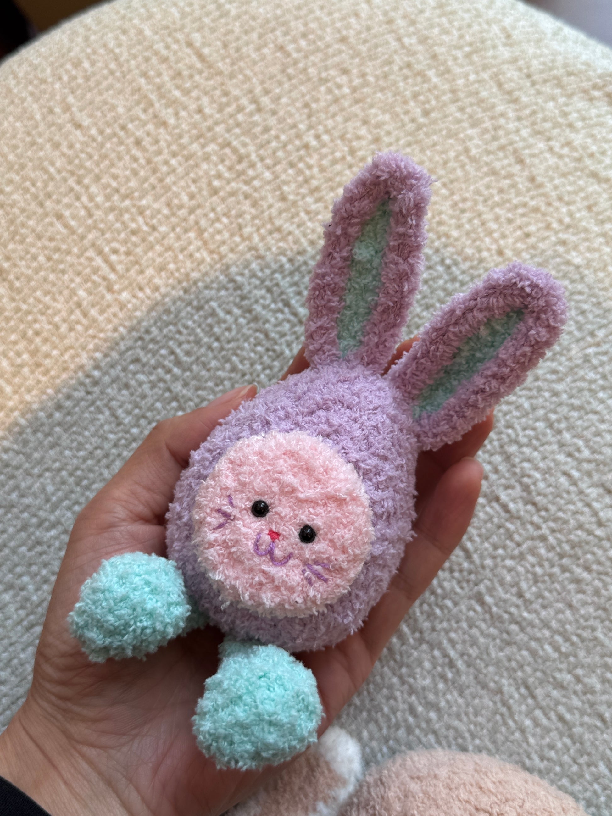 Bunny Egg Crochet Pattern – crochet pattern page preview showing instructions