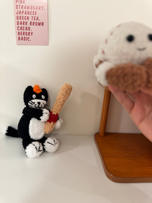 Mini Baseball & Bat Crochet Pattern