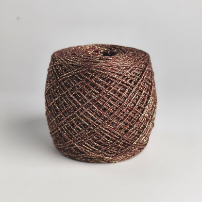 Sliver Metallic Hollow Mesh Crochet Yarn 3mm DK Weight – crochet yarn by Lily's Loop