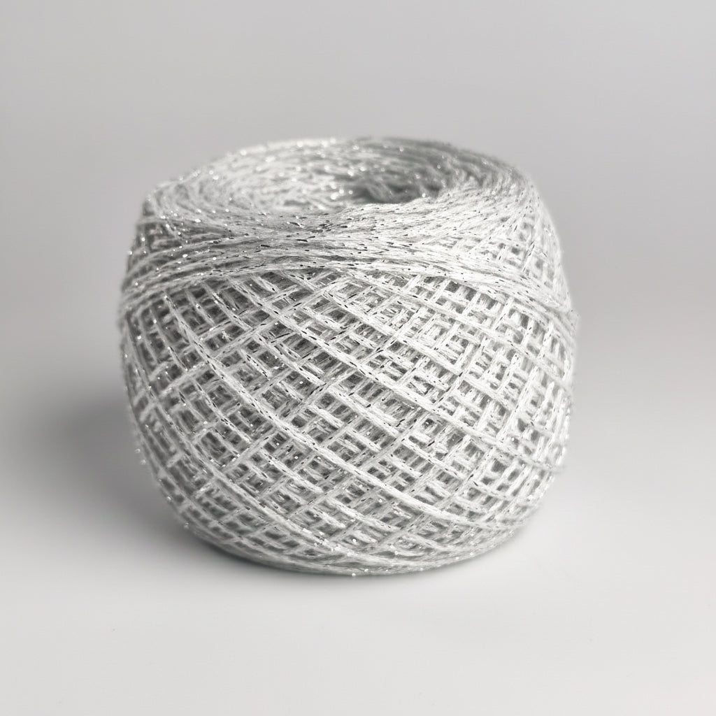 Red Metallic Hollow Mesh Crochet Yarn 3mm DK Weight – crochet yarn by Lily's Loop