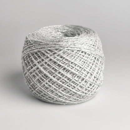 Red Metallic Hollow Mesh Crochet Yarn 3mm DK Weight – crochet yarn by Lily's Loop