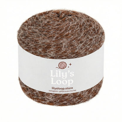 Peach Pink Softy Wool Blend Cake Yarn (100g) DK Weight – crochet yarn by Lily's Loop