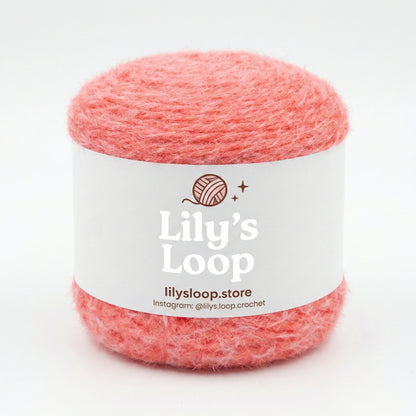 Berry Red Softy Wool Blend Cake Yarn (100g) DK Weight – crochet yarn by Lily's Loop