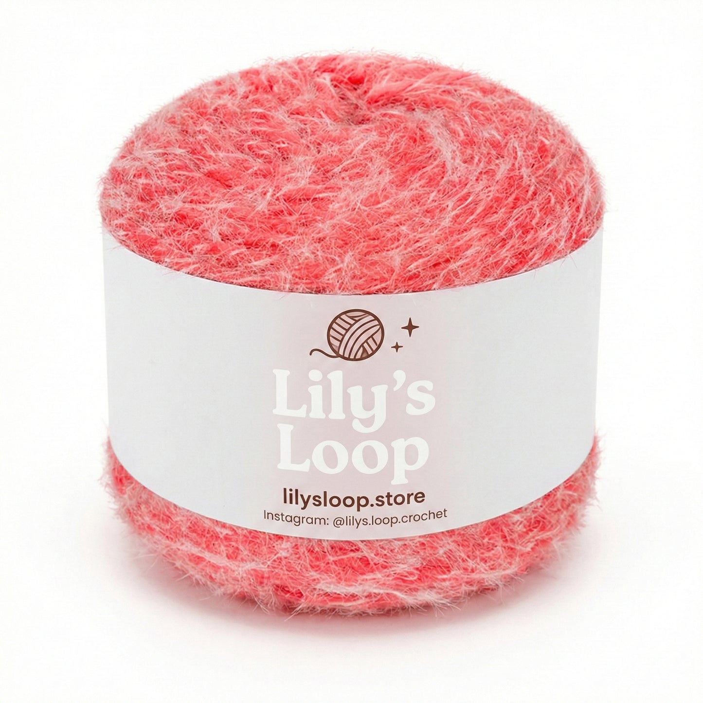 Deep Rose Red Softy Wool Blend Cake Yarn (100g) DK Weight – crochet yarn by Lily's Loop