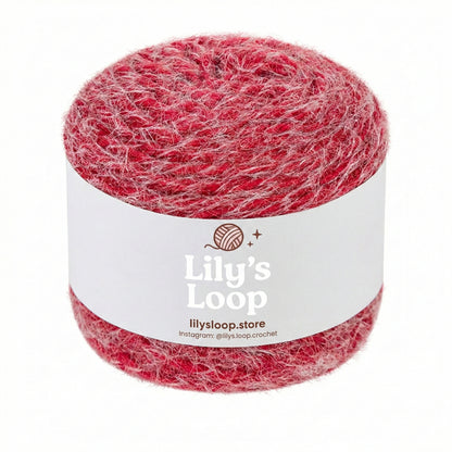 Creamy Grey Softy Wool Blend Cake Yarn (100g) DK Weight – crochet yarn by Lily's Loop