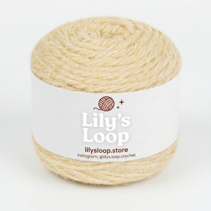 Yellow Softy Wool Blend Cake Yarn (100g) DK Weight – crochet yarn by Lily's Loop
