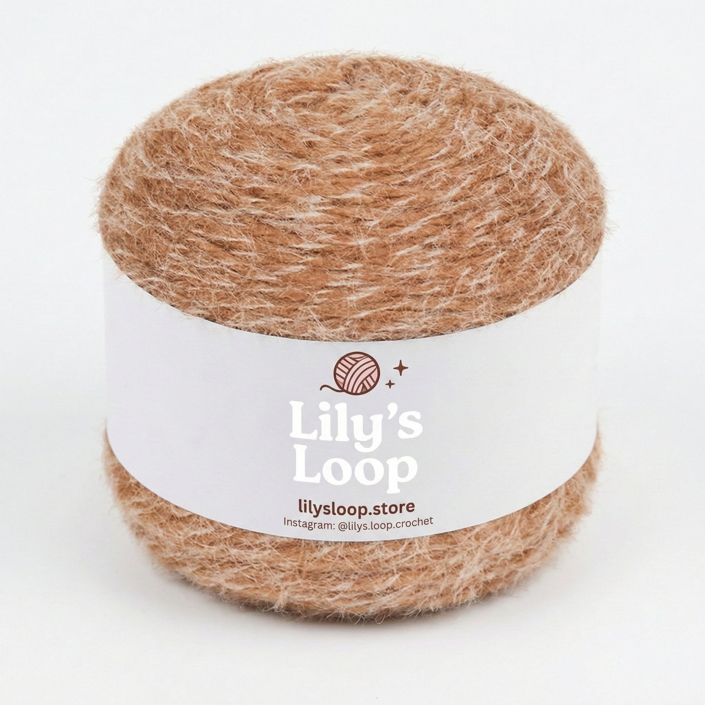 Deep Nude Pink Softy Wool Blend Cake Yarn (100g) DK Weight – crochet yarn by Lily's Loop