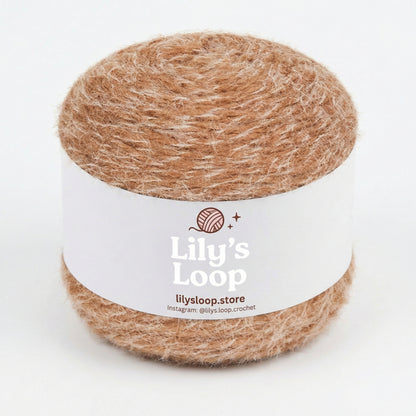 Deep Nude Pink Softy Wool Blend Cake Yarn (100g) DK Weight – crochet yarn by Lily's Loop