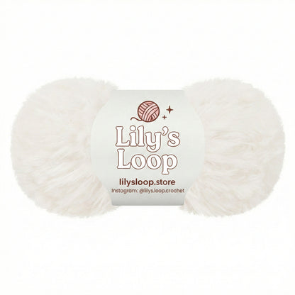 Bunny Fluff Faux Fur Yarn (50g)  Super Bulky yarn balls in multiple colors