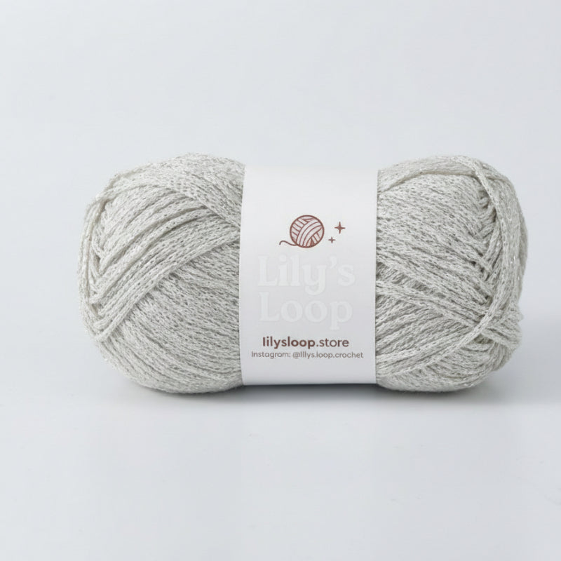 Starlight Metallic Hollow Cotton Yarn 1.5mm Fingering color chart showing all available shades