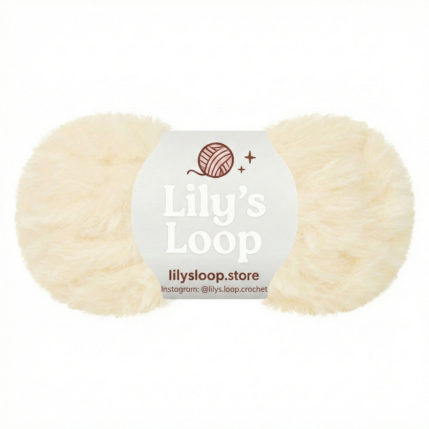 Coffee Bunny Fluff Faux Fur Yarn (50g)  Super Bulky – crochet yarn by Lily's Loop