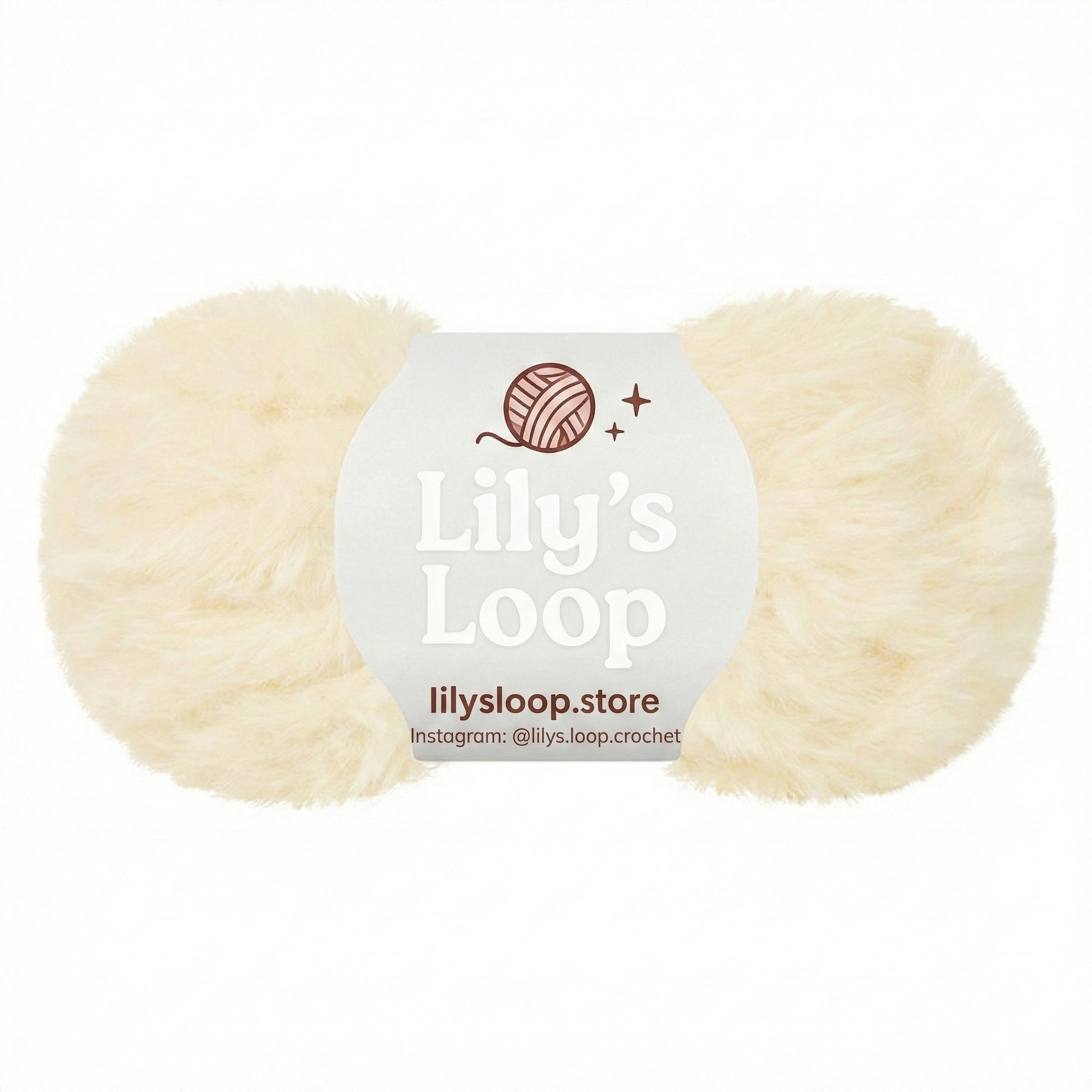 Coffee Bunny Fluff Faux Fur Yarn (50g)  Super Bulky – crochet yarn by Lily's Loop