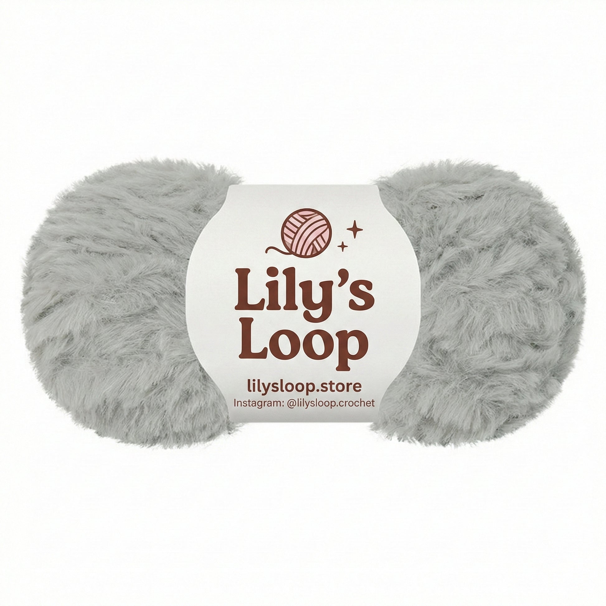 Pale Pink Bunny Fluff Faux Fur Yarn (50g)  Super Bulky – crochet yarn by Lily's Loop