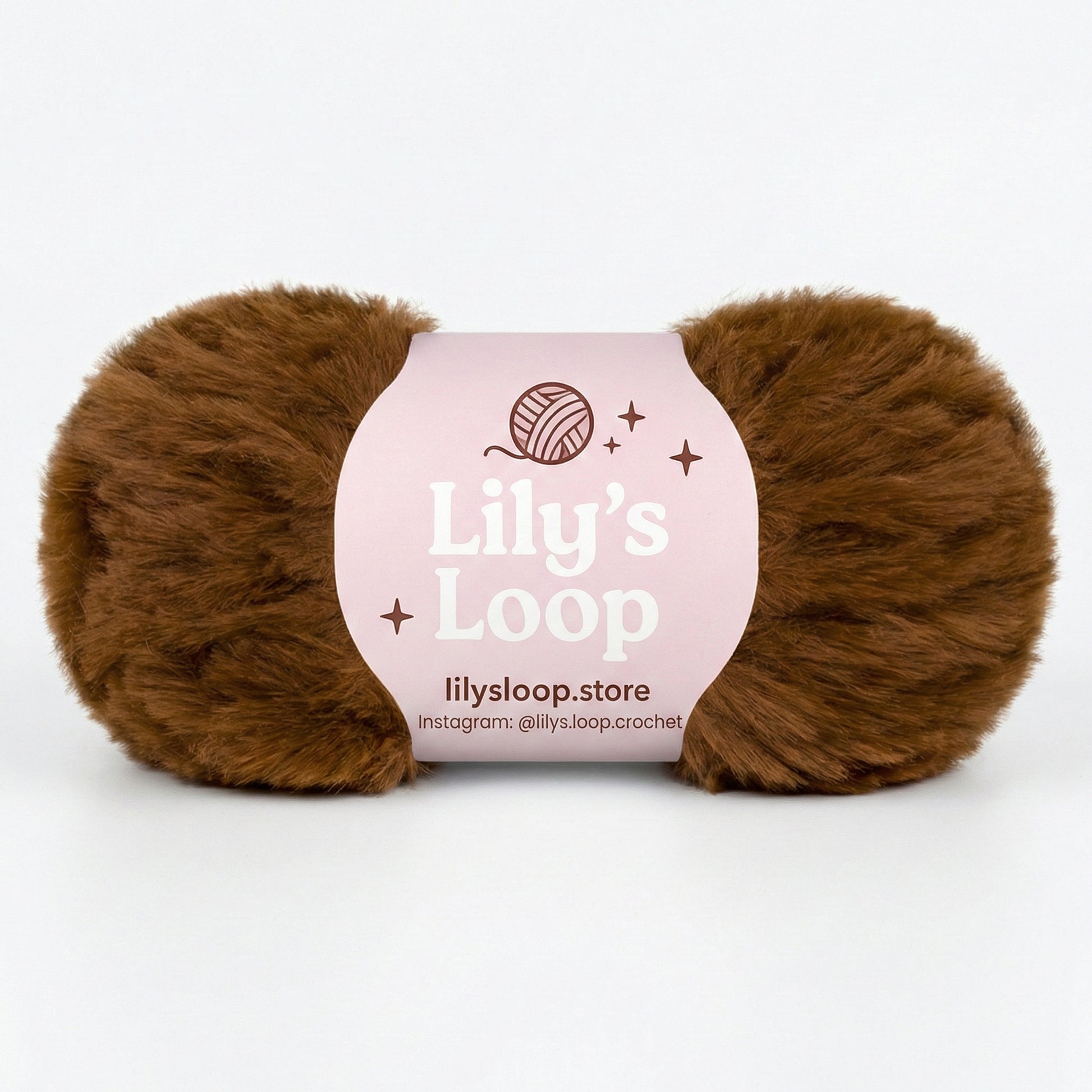 Pink Bunny Fluff Faux Fur Yarn (50g)  Super Bulky – crochet yarn by Lily's Loop