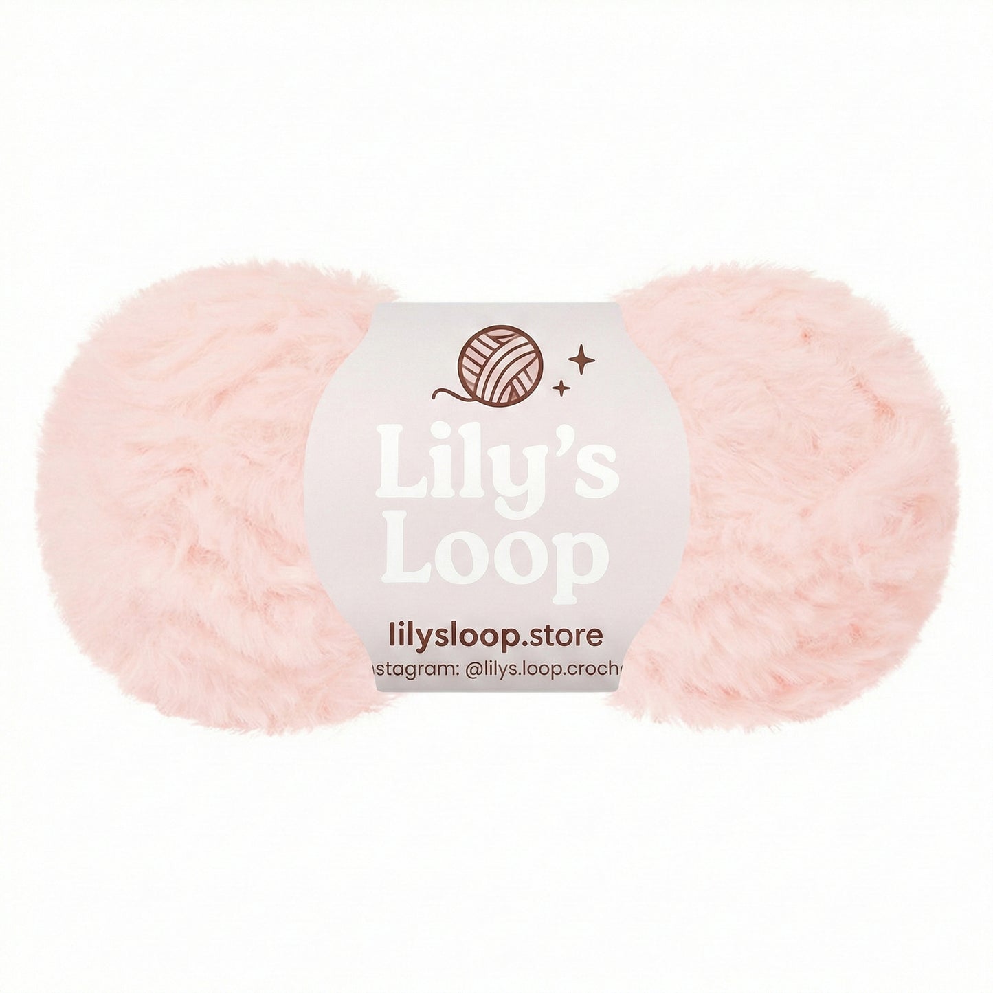 Nude Pink Bunny Fluff Faux Fur Yarn (50g)  Super Bulky – crochet yarn by Lily's Loop
