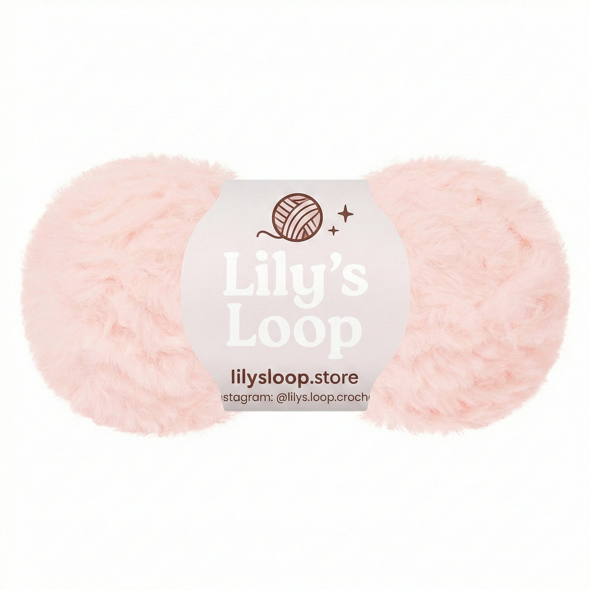 Nude Pink Bunny Fluff Faux Fur Yarn (50g)  Super Bulky – crochet yarn by Lily's Loop