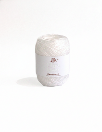 Crystal Jelly Yarn (40g)1mm Waterproof Poly Cord color chart showing all available shades