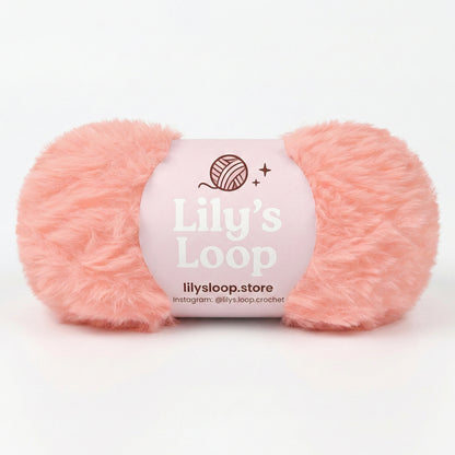 Water Blue Bunny Fluff Faux Fur Yarn (50g)  Super Bulky – crochet yarn by Lily's Loop