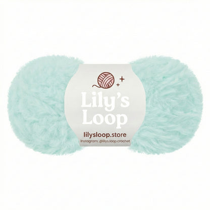 Bright Green Bunny Fluff Faux Fur Yarn (50g)  Super Bulky – crochet yarn by Lily's Loop