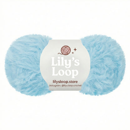 Dark Green Bunny Fluff Faux Fur Yarn (50g)  Super Bulky – crochet yarn by Lily's Loop