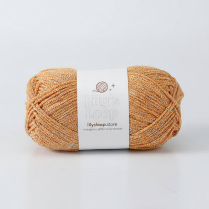 Golden Starlight Metallic Hollow Cotton Yarn 1.5mm Fingering – metallic cotton yarn for crochet jewelry