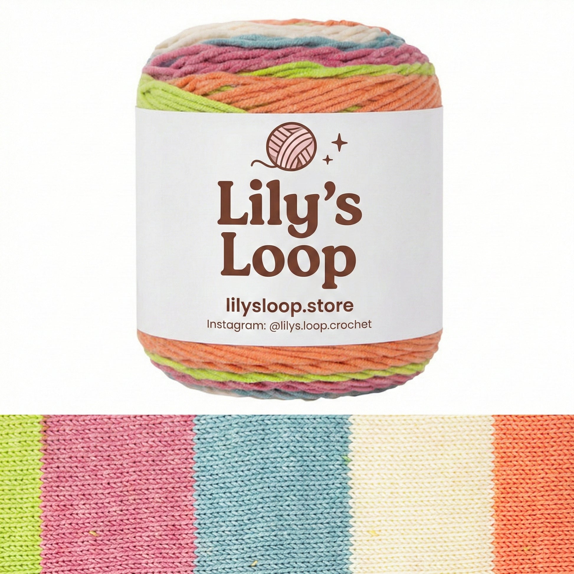 Grey with Deep Blue Rainbow 5-Ply Gradient Cake Yarn (100g) DK Weight – crochet yarn by Lily's Loop