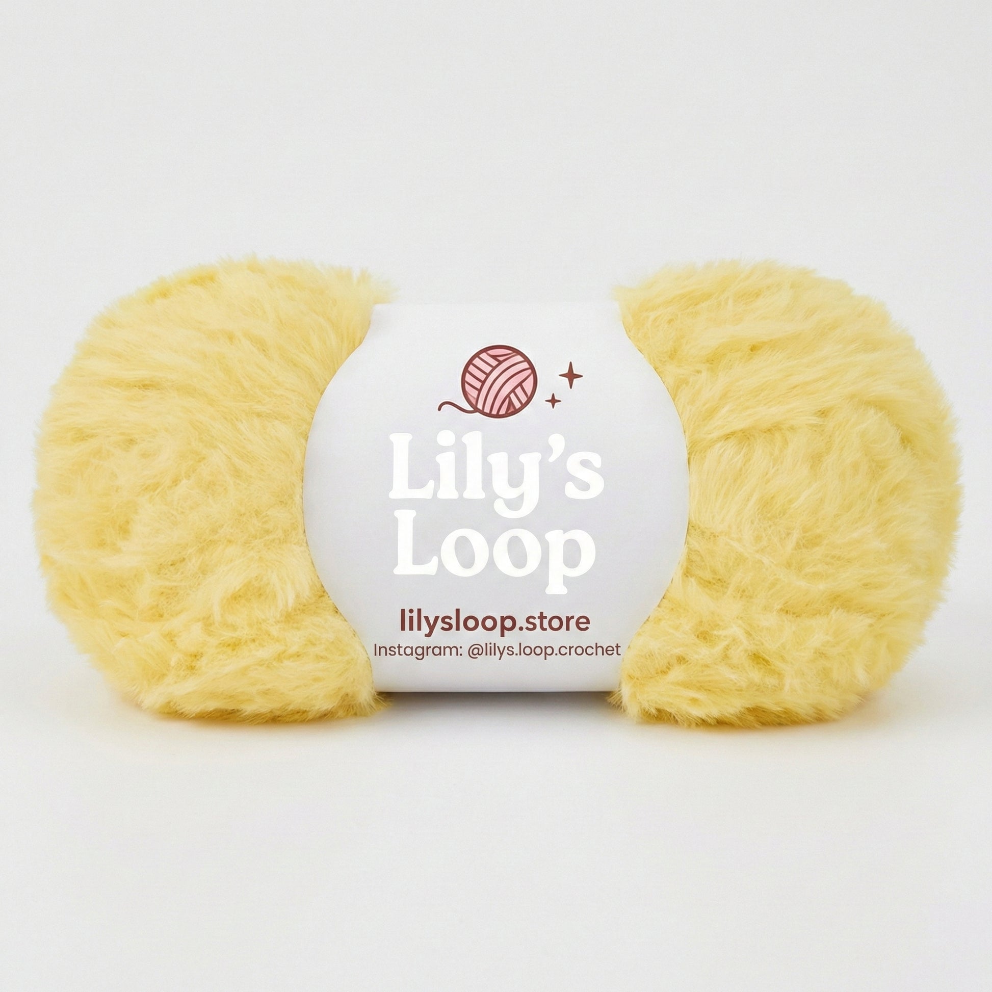 Peach Pink Bunny Fluff Faux Fur Yarn (50g)  Super Bulky – crochet yarn by Lily's Loop