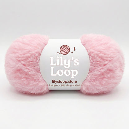 Dark Orange Bunny Fluff Faux Fur Yarn (50g)  Super Bulky – crochet yarn by Lily's Loop