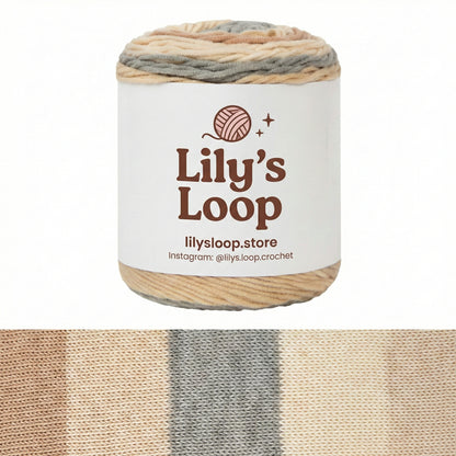 Yellow with Red Blue Rainbow 5-Ply Gradient Cake Yarn (100g) DK Weight – crochet yarn by Lily's Loop