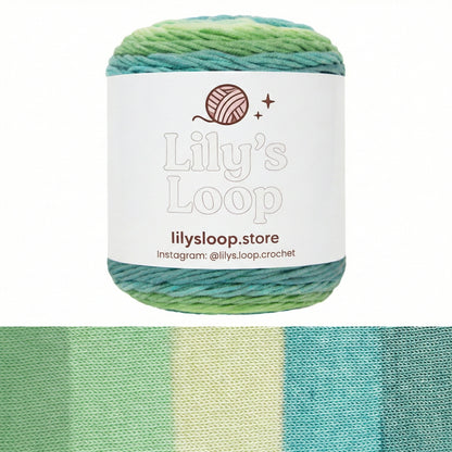 Flow Red Purple Rainbow 5-Ply Gradient Cake Yarn (100g) DK Weight – crochet yarn by Lily's Loop