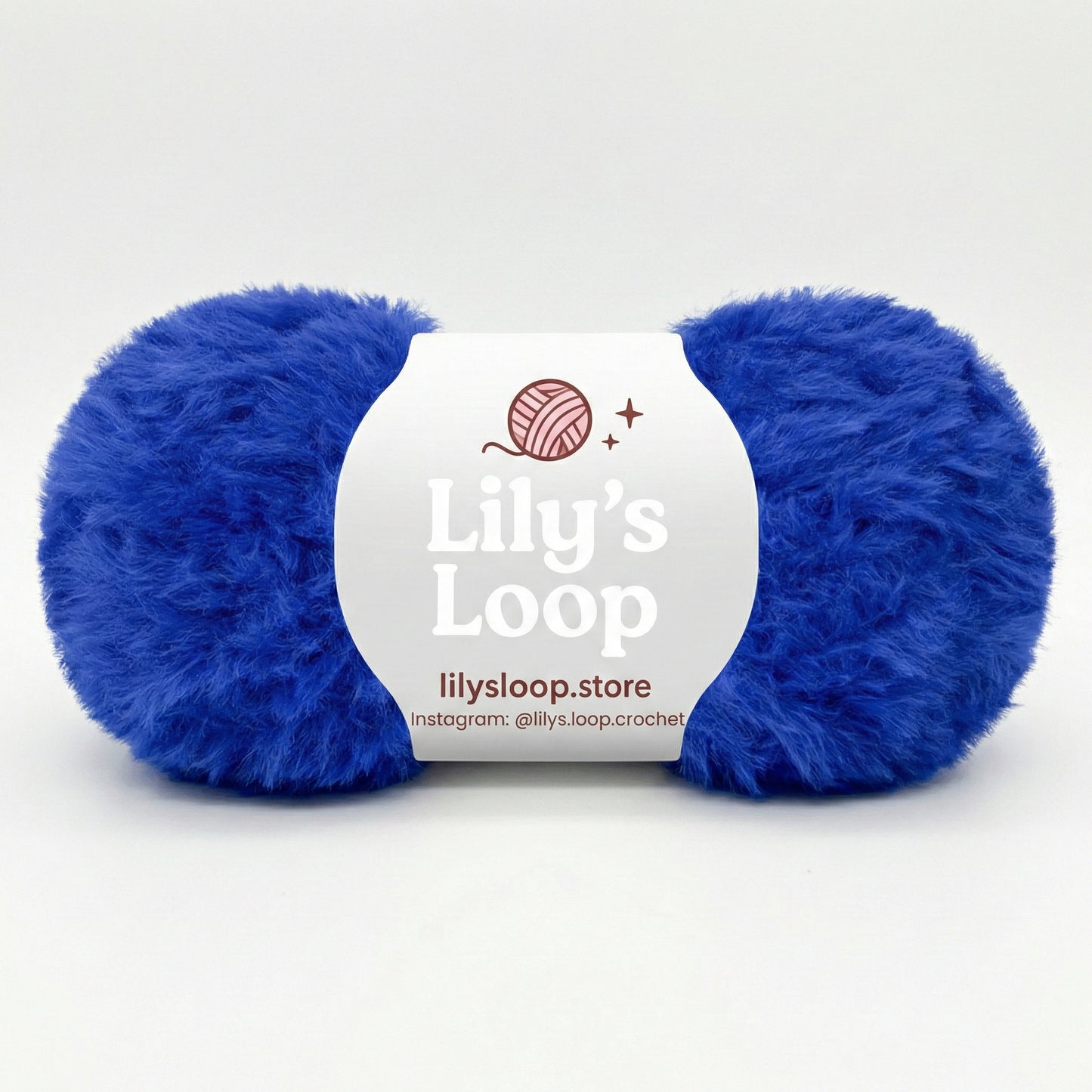 White with Black Bunny Fluff Faux Fur Yarn (50g)  Super Bulky – crochet yarn by Lily's Loop