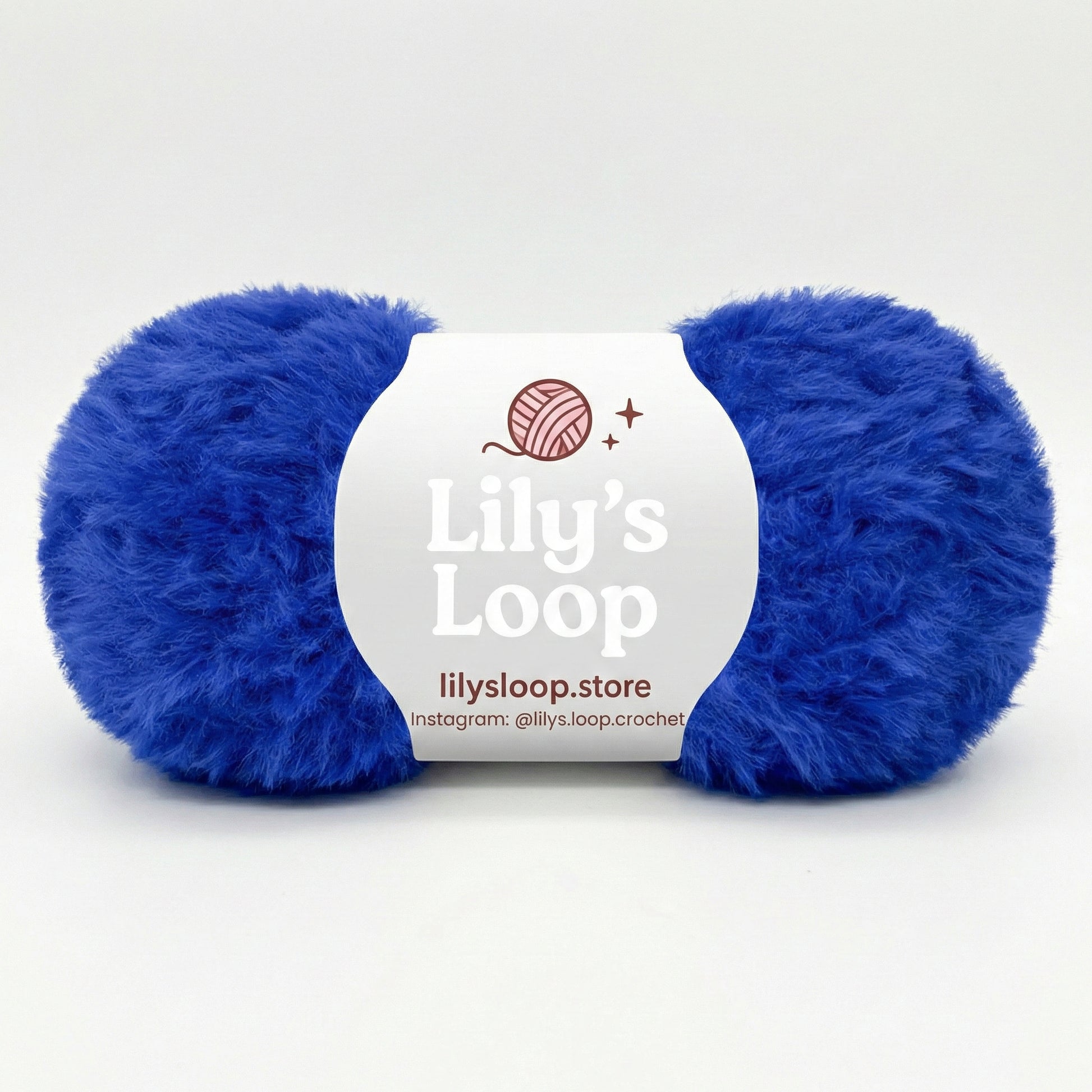 White with Black Bunny Fluff Faux Fur Yarn (50g)  Super Bulky – crochet yarn by Lily's Loop