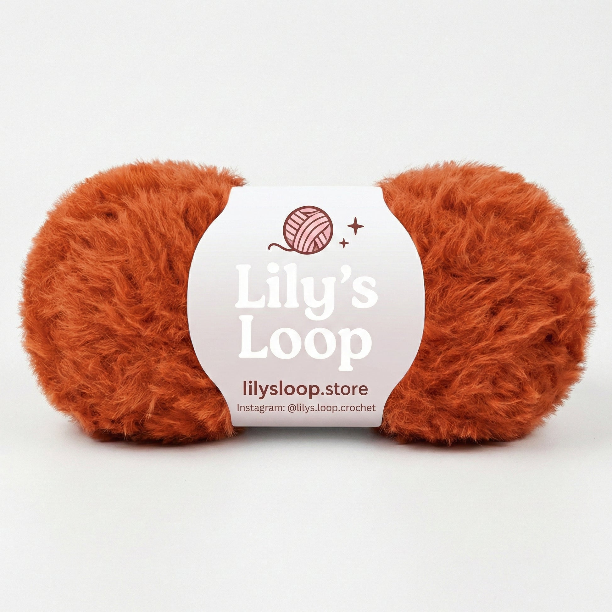 Brown with Black Bunny Fluff Faux Fur Yarn (50g)  Super Bulky – crochet yarn by Lily's Loop
