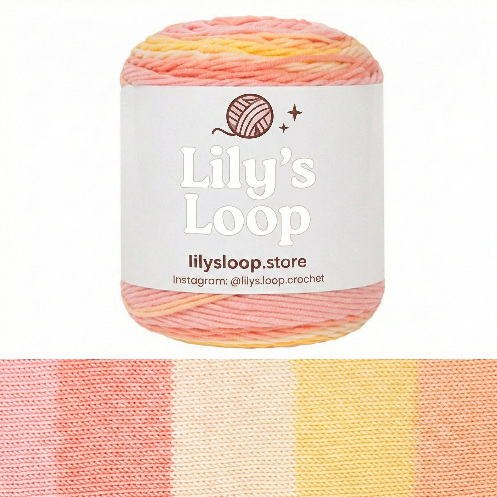 Blue Green Rainbow 5-Ply Gradient Cake Yarn (100g) DK Weight – crochet yarn by Lily's Loop