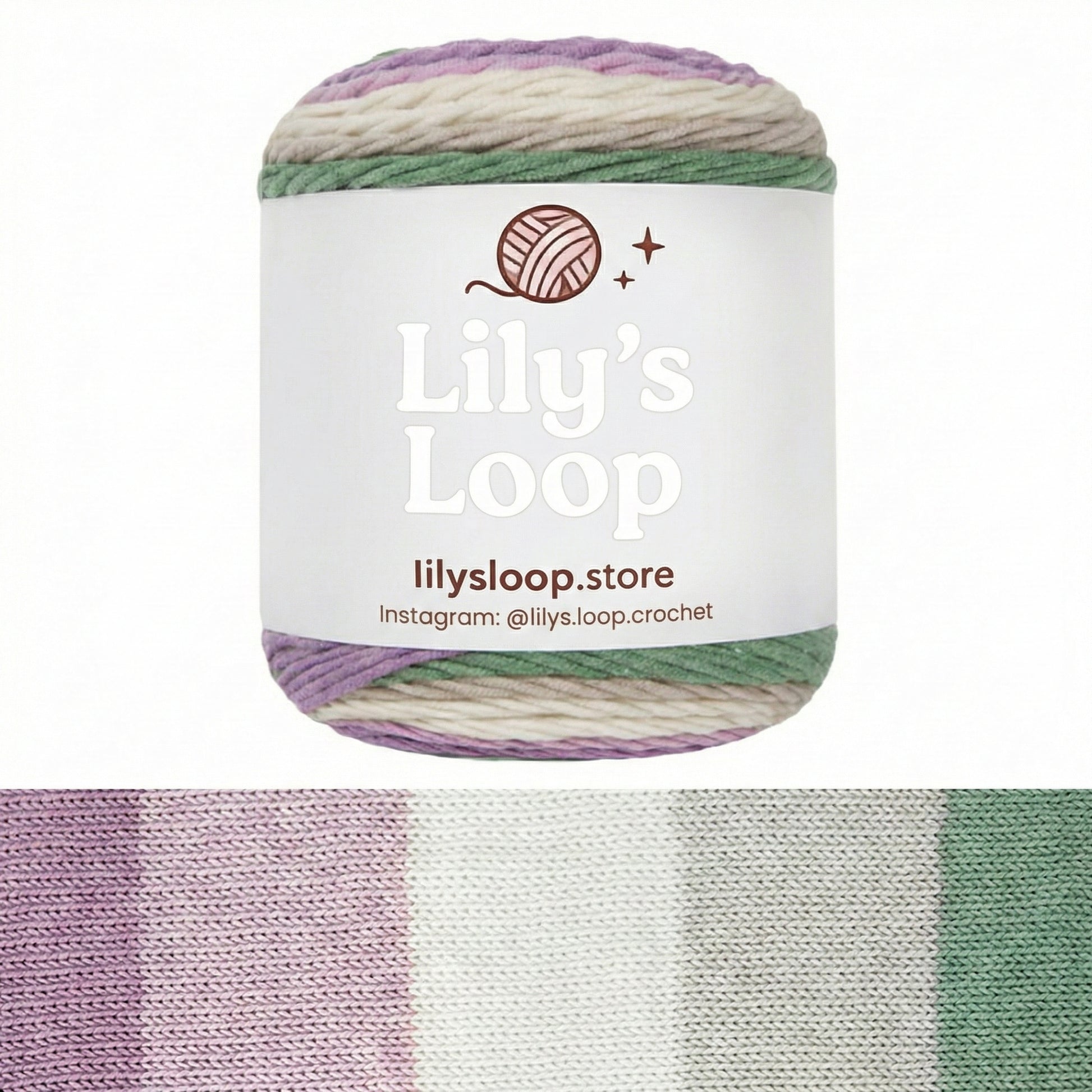 Green Yellow Rainbow 5-Ply Gradient Cake Yarn (100g) DK Weight – crochet yarn by Lily's Loop