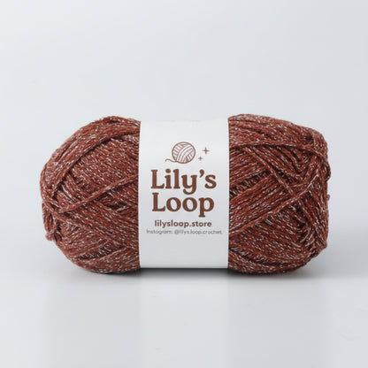 Red Earth Starlight Metallic Hollow Cotton Yarn 1.5mm Fingering – metallic cotton yarn for crochet jewelry