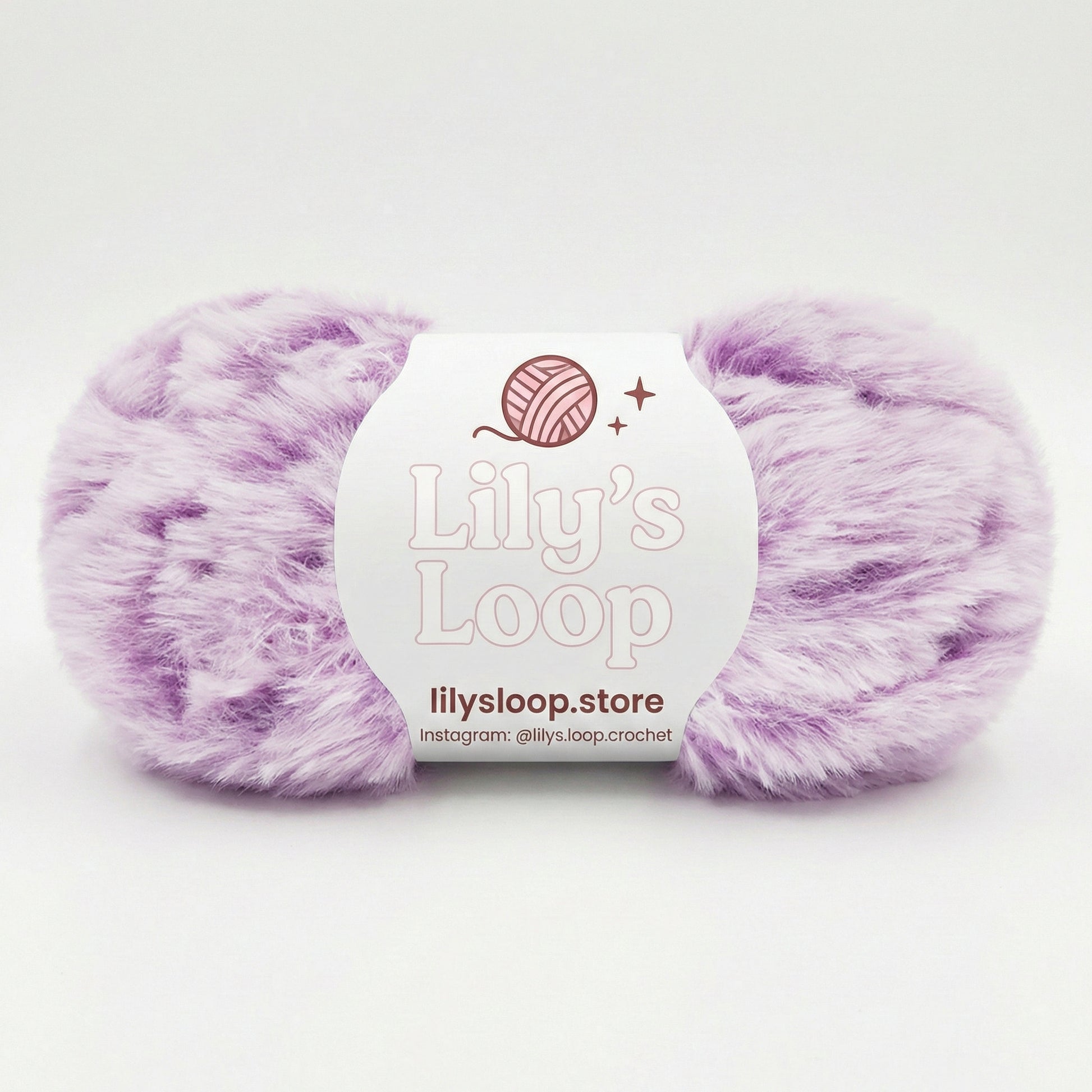 Dark Blue with White Bunny Fluff Faux Fur Yarn (50g)  Super Bulky – crochet yarn by Lily's Loop