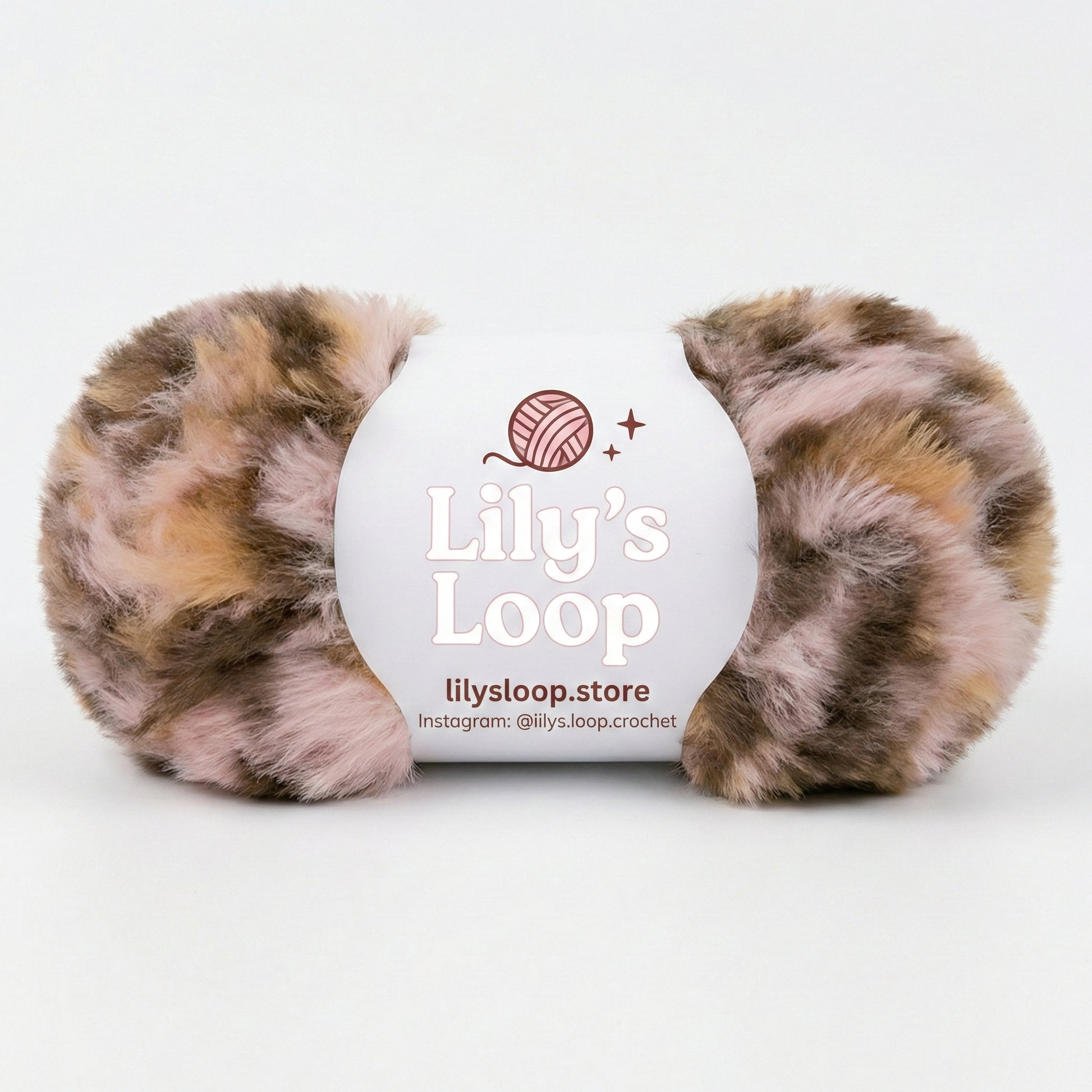 Yellow with White Bunny Fluff Faux Fur Yarn (50g)  Super Bulky – crochet yarn by Lily's Loop