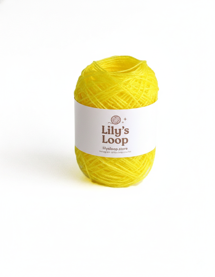 Orange Crystal Jelly Yarn (40g)1mm Waterproof Poly Cord – crochet yarn by Lily's Loop
