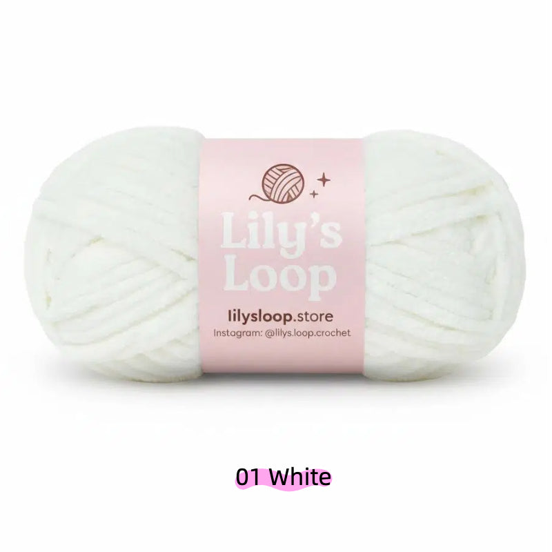 Crismon SoftGlow Series 4.5MM Chenille Yarn(50g/59m) – fine chenille yarn for amigurumi