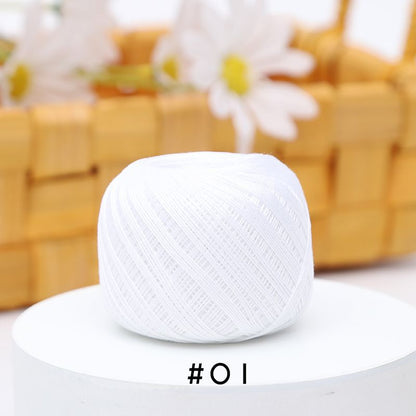 AquaSilk Size 10 Crochet Thread Lace Thread Ultra Thin – soft crochet yarn by Lily's Loop