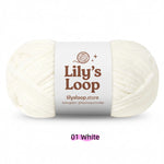 SoftGlow Series 6MM Chenille Yarn(100g/68m) yarn balls in multiple colors