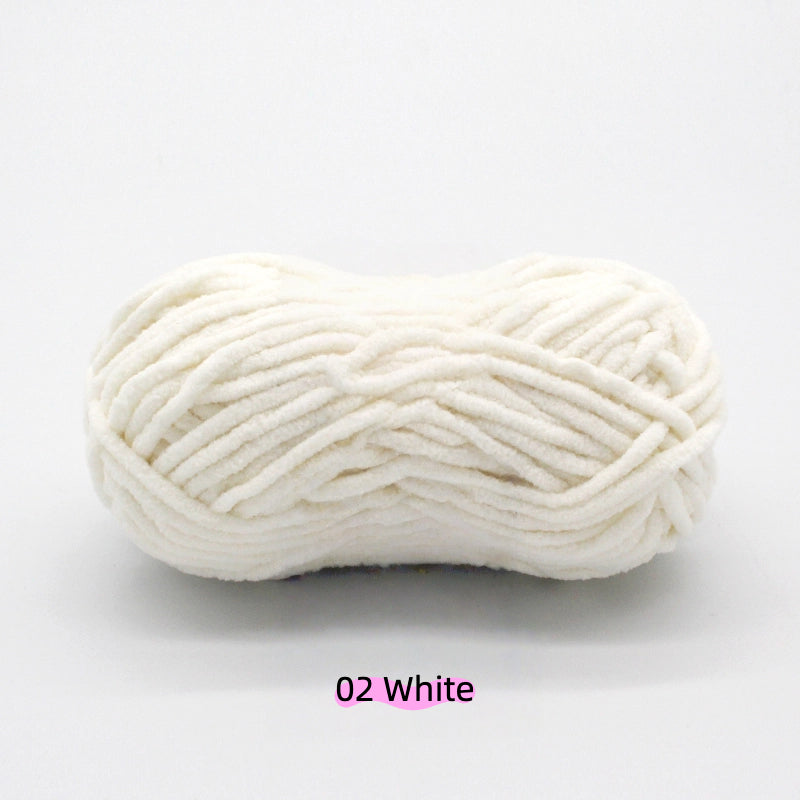 Meadow Green Sweet Fine 3.5mm Chenille Yarn (50g/55m) – crochet yarn by Lily's Loop