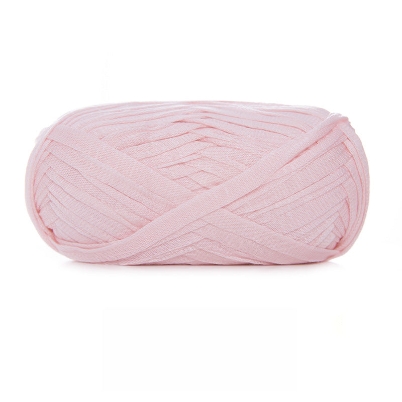 Deep Pink Super Chunky Tube Flat Ribbon Yarn (100g) 9mm Hollow Yarn – crochet yarn by Lily's Loop