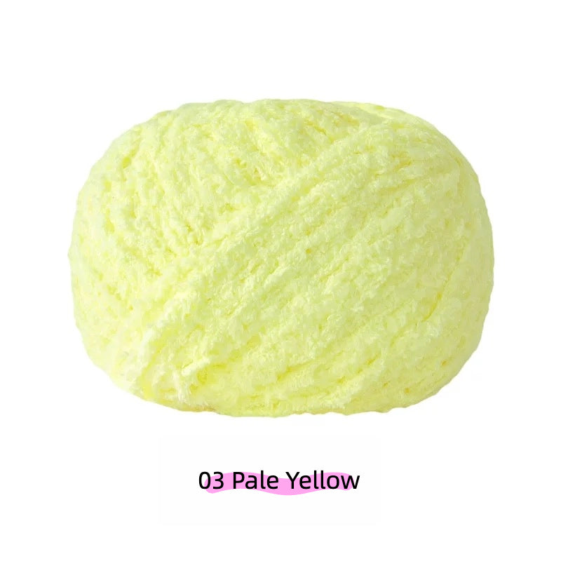Sky Blue Warm Plush Nature Palette Velvet Yarn (50g/80m) – velvet yarn for amigurumi and crochet
