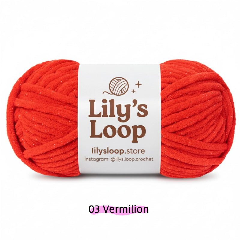 Crismon SoftGlow Series 6MM Chenille Yarn(100g/68m) – soft chenille yarn for amigurumi