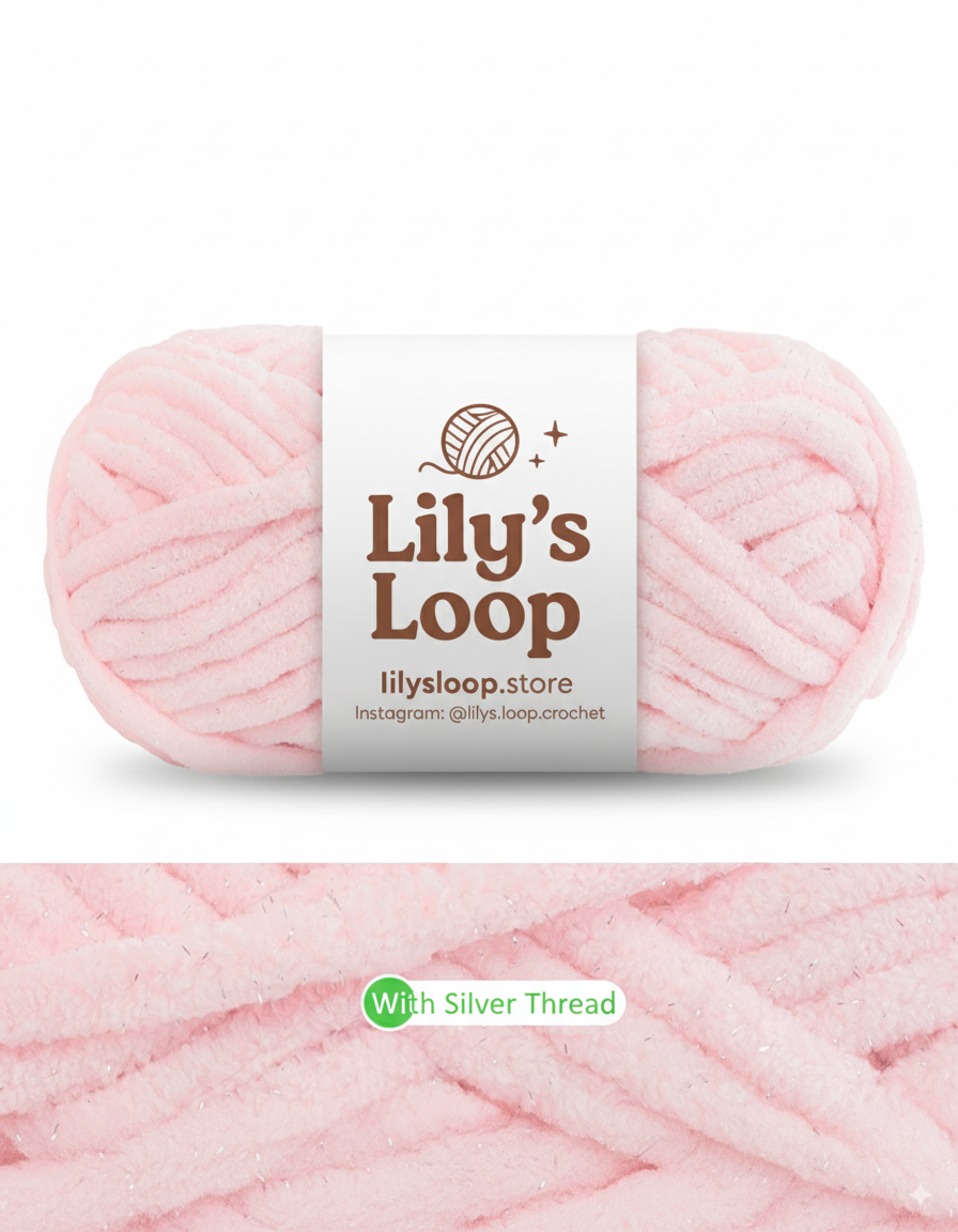 Rouge SoftGlow Series 10MM Chenille Yarn(100g/32m) – chunky chenille yarn for amigurumi