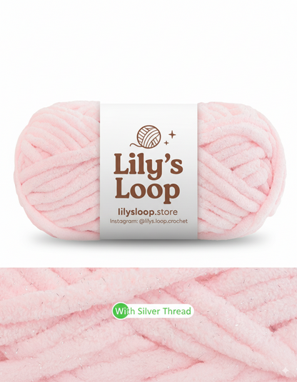 Rouge SoftGlow Series 10MM Chenille Yarn(100g/32m) – chunky chenille yarn for amigurumi