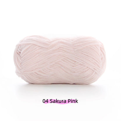 Light Flesh Pink Sweet Ultra Fine 2mm Chenille Yarn (50g) – chenille yarn for amigurumi
